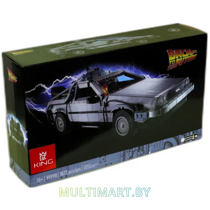 Конструктор King 99998 Назад в будущее: Машина времени DeLorean DMC-12